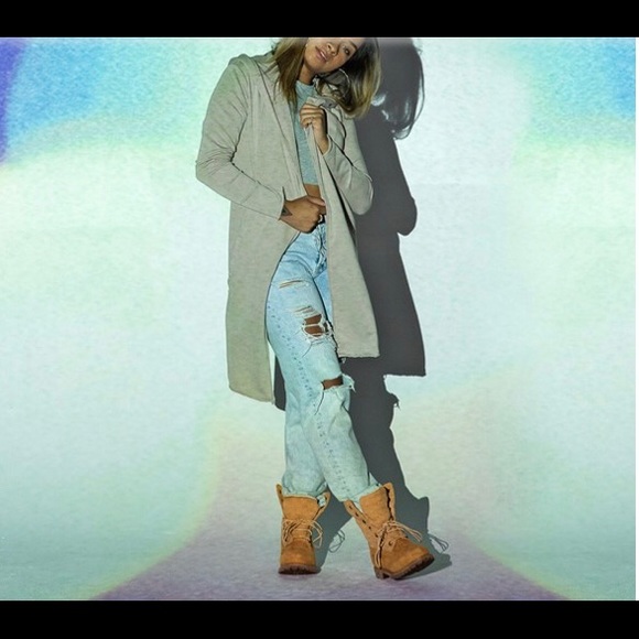 Timberland Fleece Roll-Down Boot size 8 - Picture 3 of 8